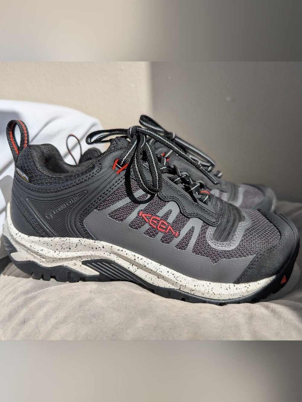 Keen Utility Reno KBF Waterproof (Comp Toe) In Red Clay/Black Mens Size 7 (Wide)